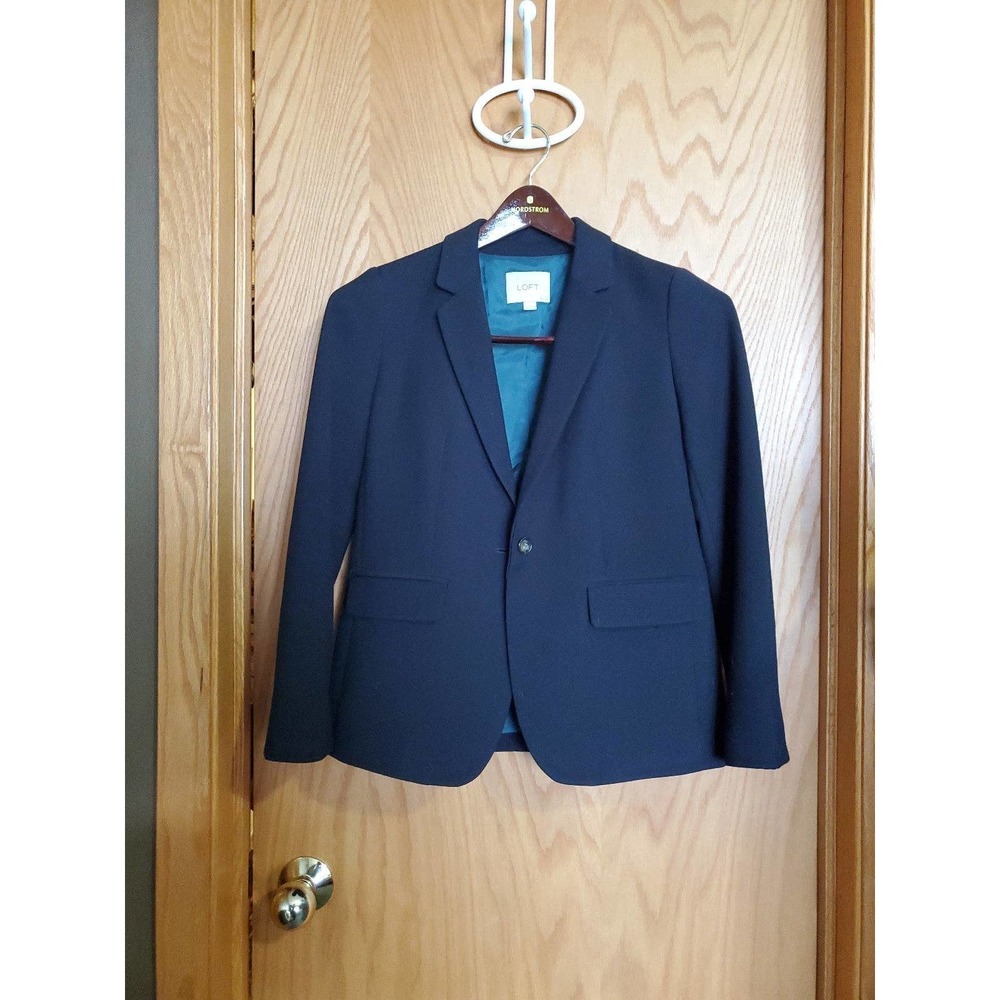 Ann Taylor LOFT Black Blazer Women's Sz 2P